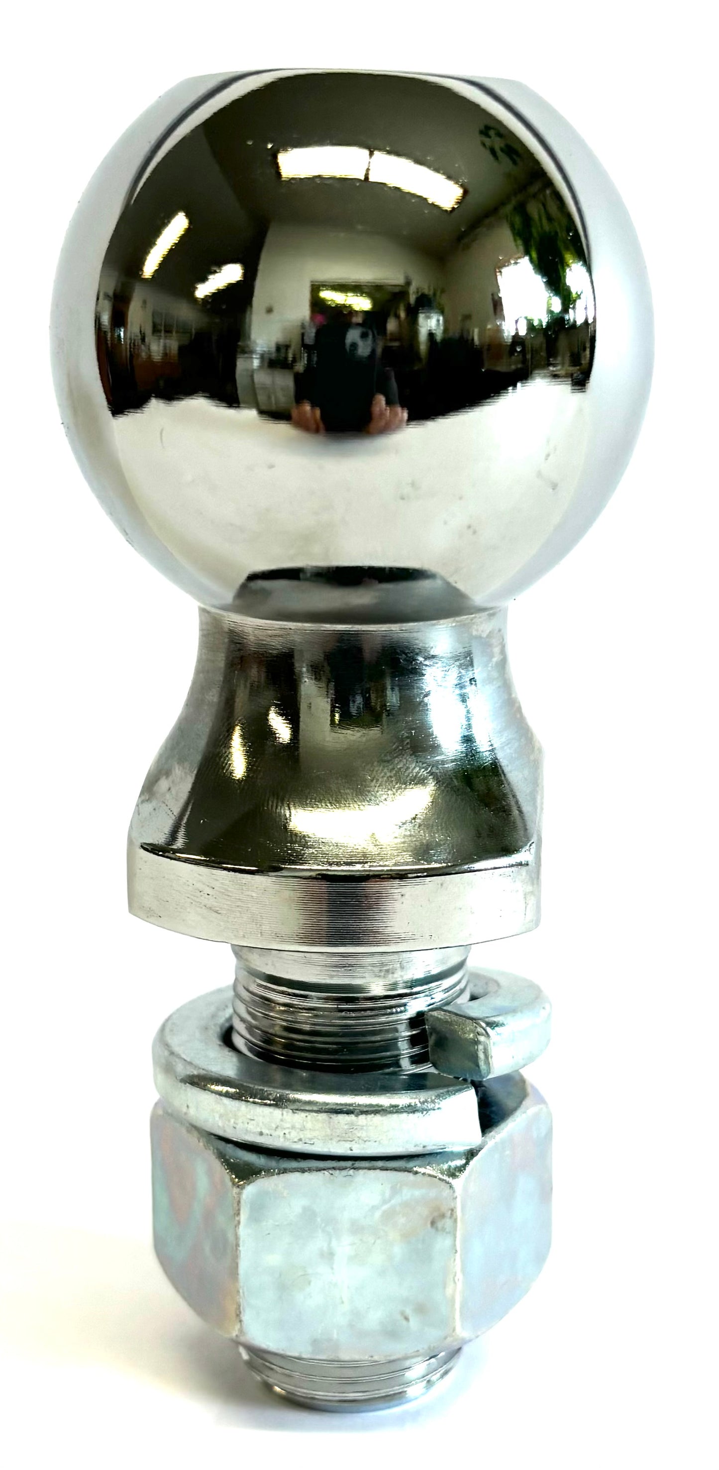 1" with 2 5/16" One Piece Ball, Chrome Plated, Rated 6,000 lbs. GVW