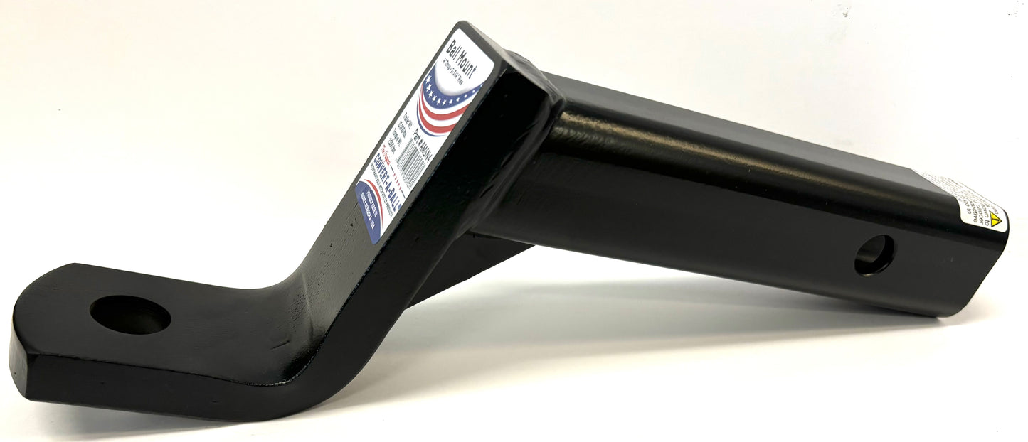 Made In The USA - 10,000 lb. 4" Drop Ball Mount (non cushioned) #AMSN4