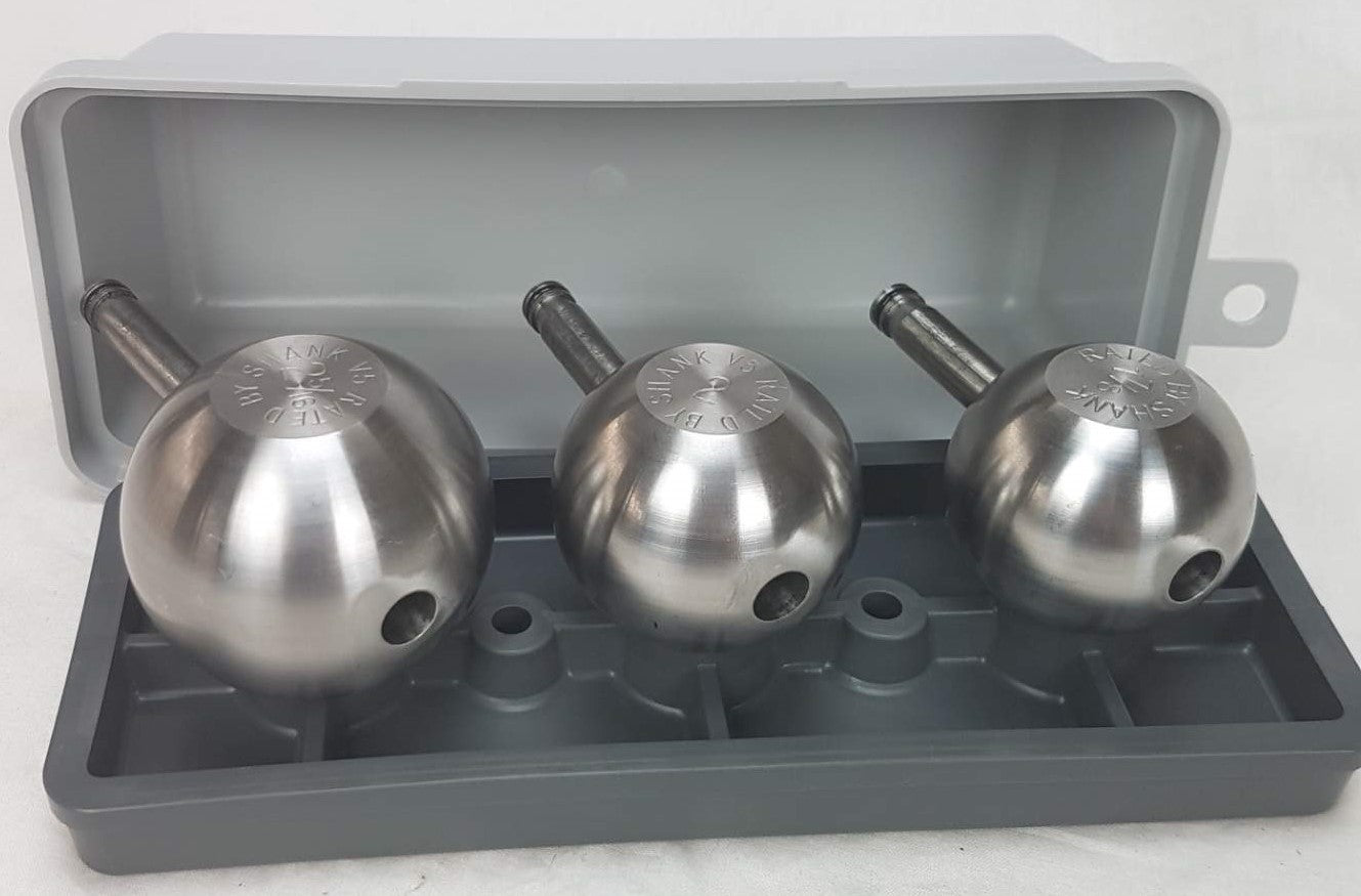 2" Cushioned Drop Towing Kit with Nickel Plated Interchangeable Ball Set