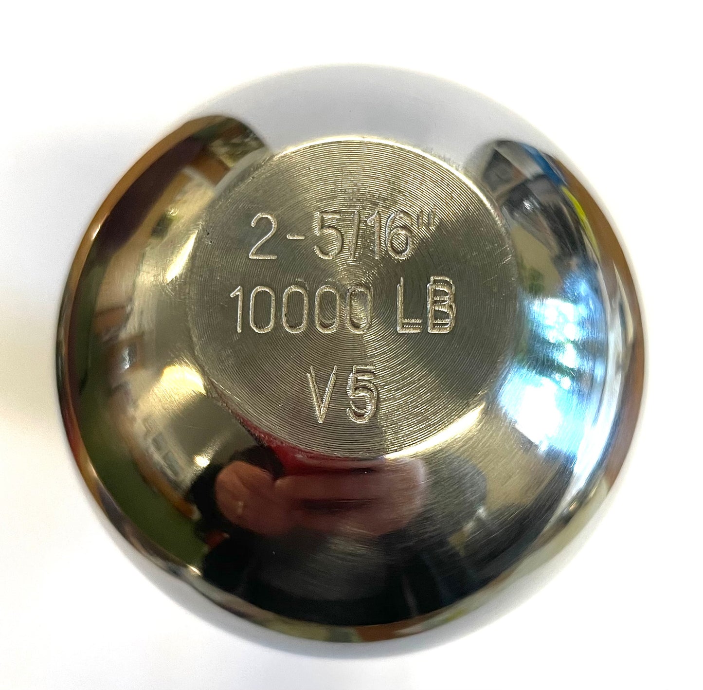 1" Shank, 2 5/16" One-Piece Stainless-Steel Ball, 10,000 lbs. GVW