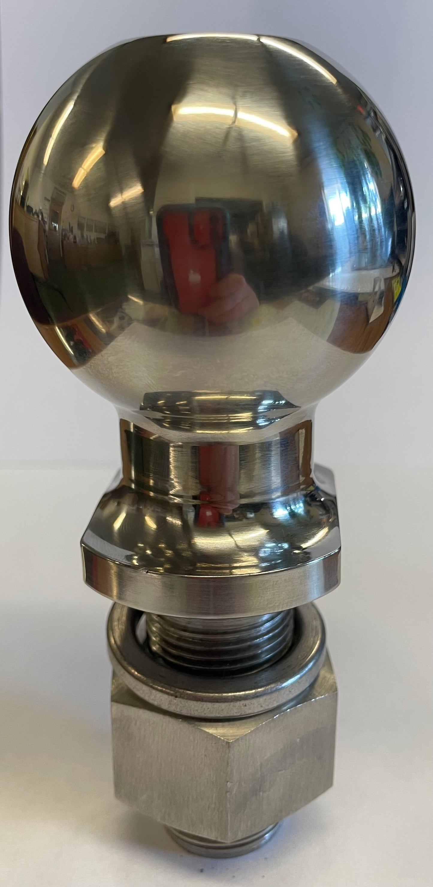 1" Shank, 2 5/16" One-Piece Stainless-Steel Ball, 10,000 lbs. GVW