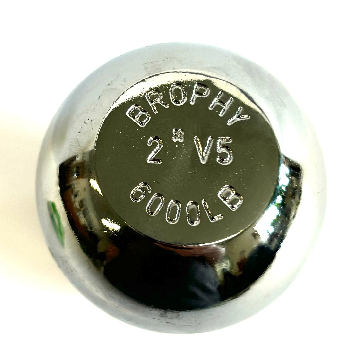 2" Ball with 1" Shank, Chrome Plated One Piece Ball, Rated 6,000 lbs. GVW
