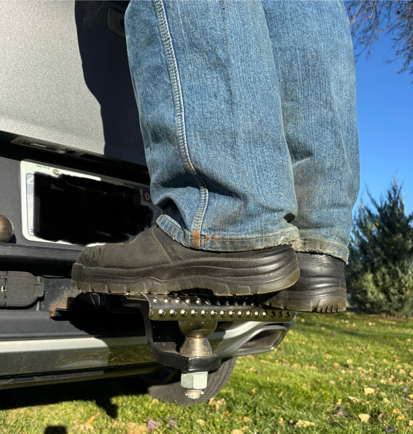 ALL NEW Convert-A-Step!  Made in the USA! Converts from Hitch Ball to Step