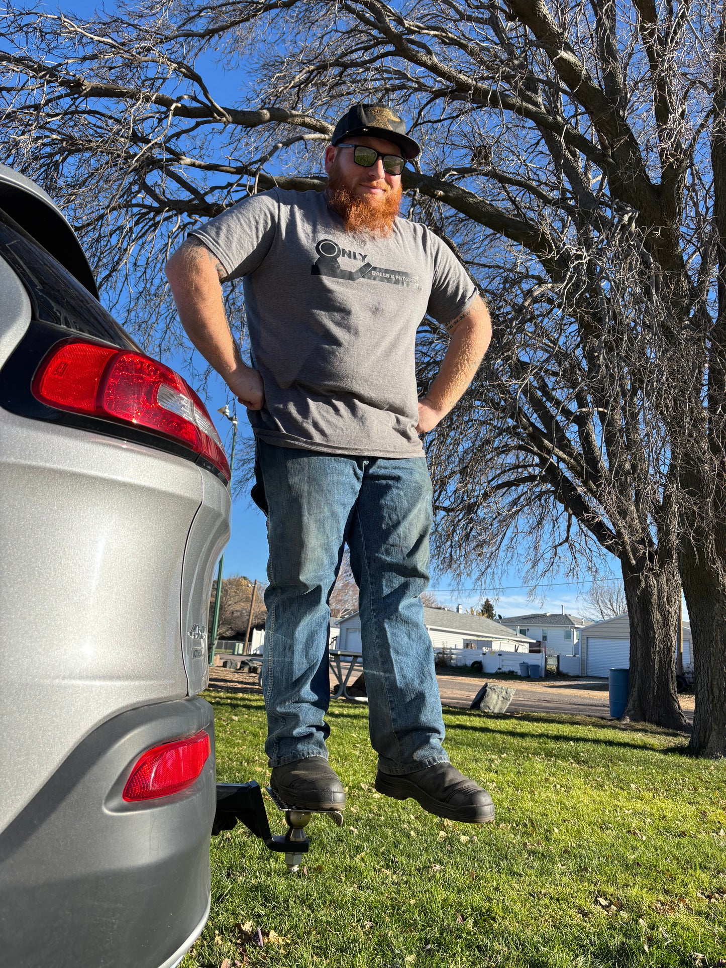 ALL NEW Convert-A-Step!  Made in the USA! Converts from Hitch Ball to Step