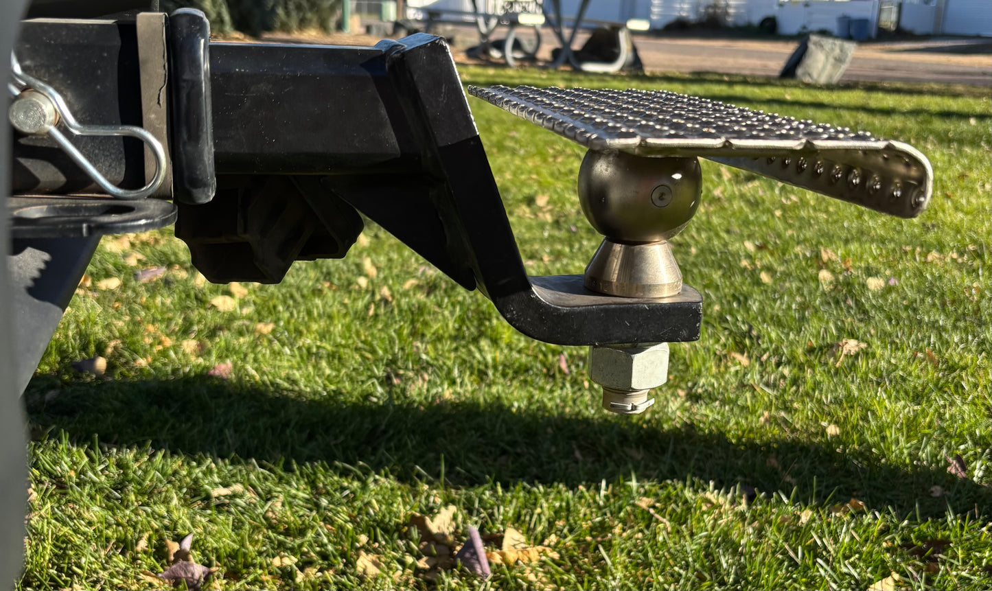 ALL NEW Convert-A-Step!  Made in the USA! Converts from Hitch Ball to Step