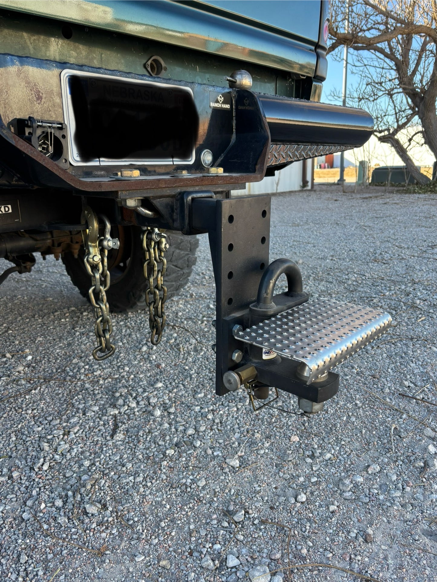 ALL NEW Convert-A-Step!  Made in the USA! Converts from Hitch Ball to Step