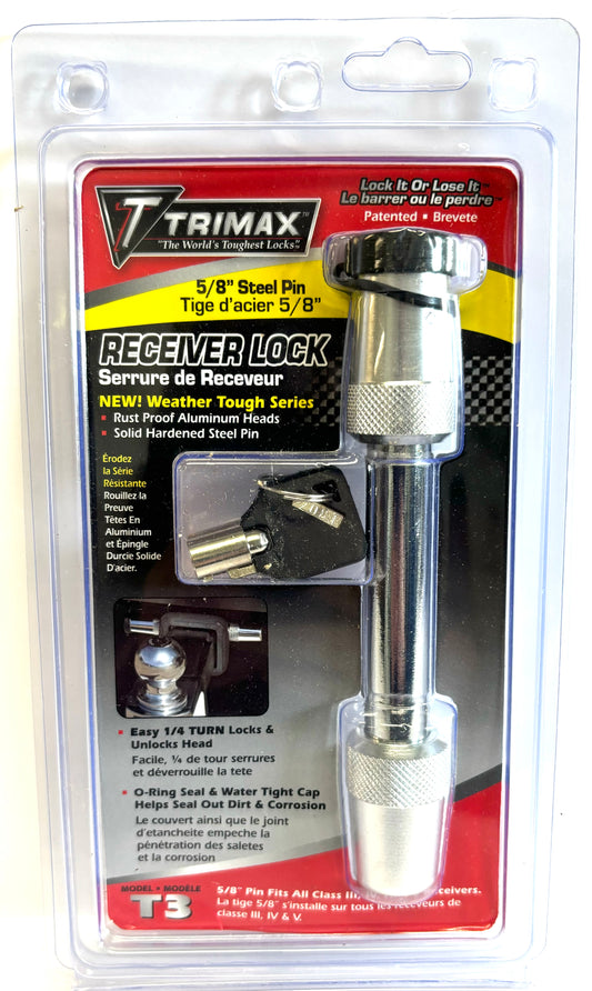 5/8" x 2 3/4" Hitch Pin Lock, Trimax T3